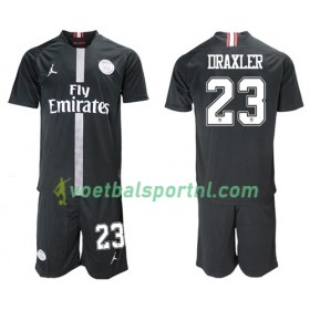 Paris Saint-Germain Draxler 23 Jodan Zwart Kind Third Tenue 2018-19